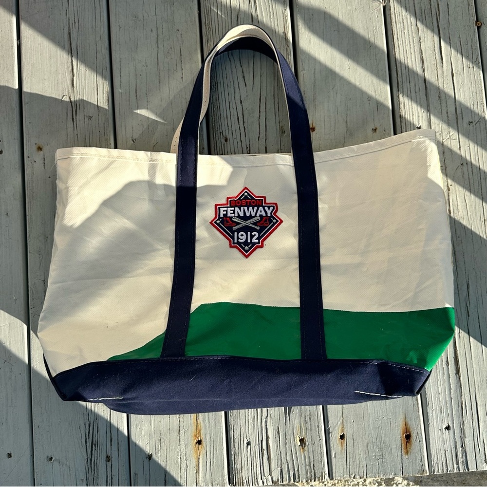 L.L.Bean Limited Edition Fenway Boston Red Sox Tarp Tote 2025 Boat and Tote